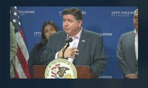 Today, Governor JB Pritzker was at Harold Washington College to discuss the impact of heightened federal immigration enforcement efforts on community college students
